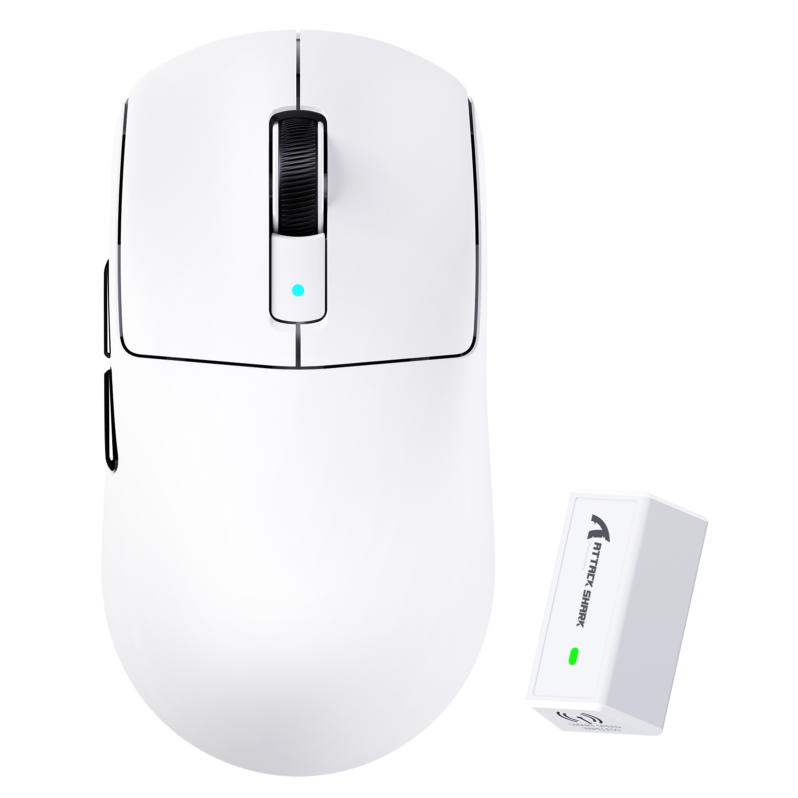 ATTACK SHARK R6 Ultralight 39g Wireless 8K PAW3950MAX Gaming Mouse