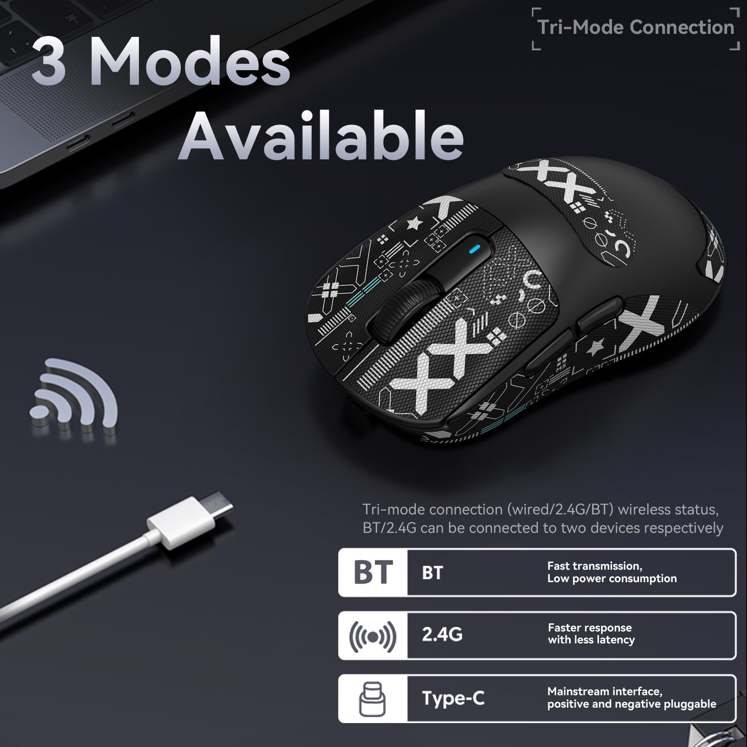 ATTACK SHARK X68HE Magnetic Keyboard with X3 Gaming Mouse Set