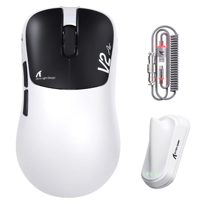 Ergonomiczna bezprzewodowa mysz gamingowa ATTACK SHARK V2 AIR PAW3955MAX