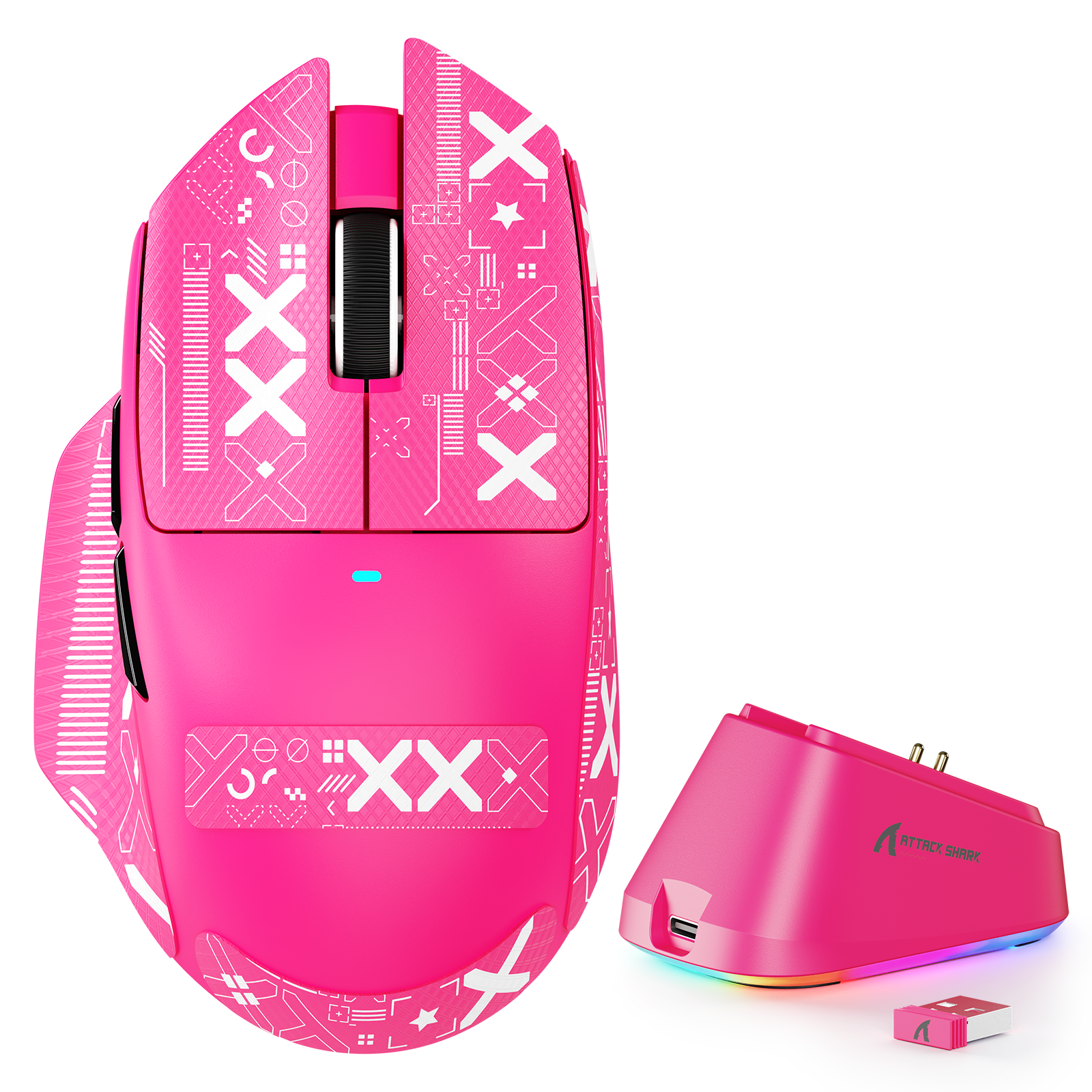 Souris de jeu tri-mode ultra-légère ATTACK SHARK V6