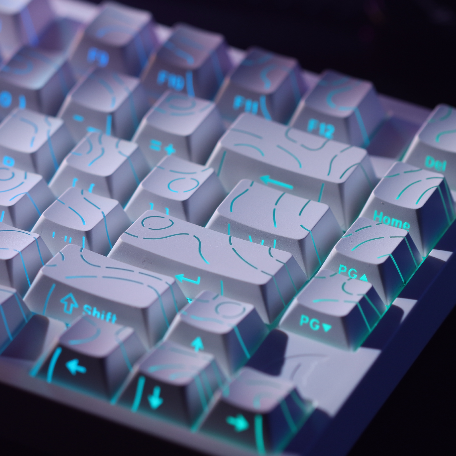 ATTACK SHARK R82 HE Kabelgebundene 75% Gaming-Tastatur mit C01ULTRA LED-Kabel