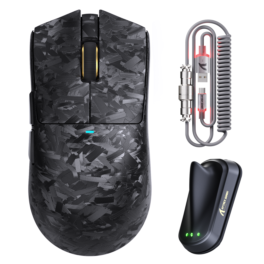 X11 Ultra Carbon Fiber | 8000Hz Wireless Gaming Mouse - Attack Shark