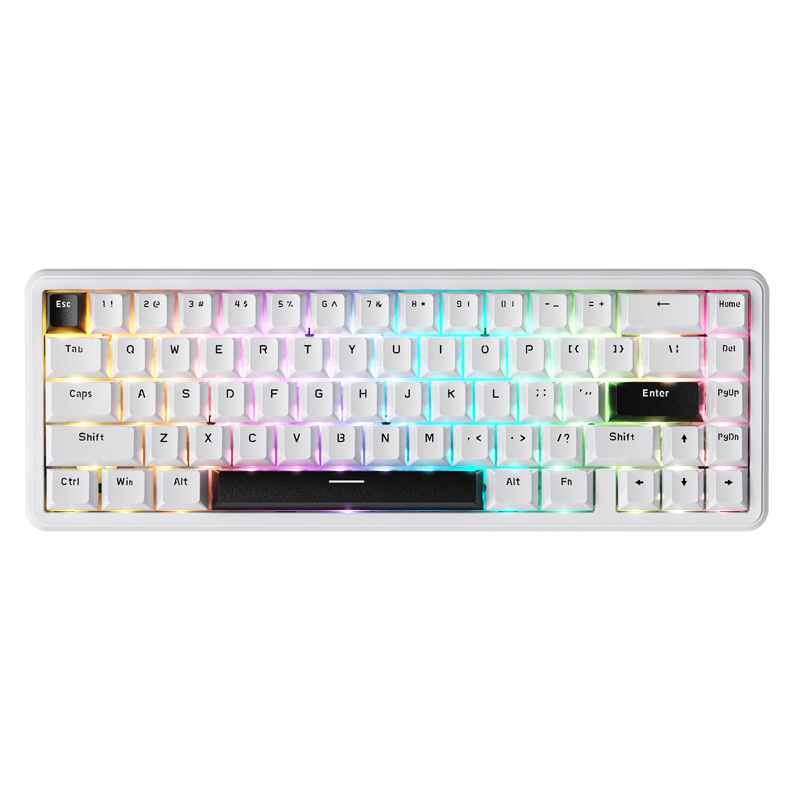 metal gear solid 5 change controls to keyboard Attack Shark X65 HE Magnetic Switch Rapid Trigger Keyboard, 65% Wired Gaming Keyboard With 8000 Hz Polling Rate, 0.01mm
