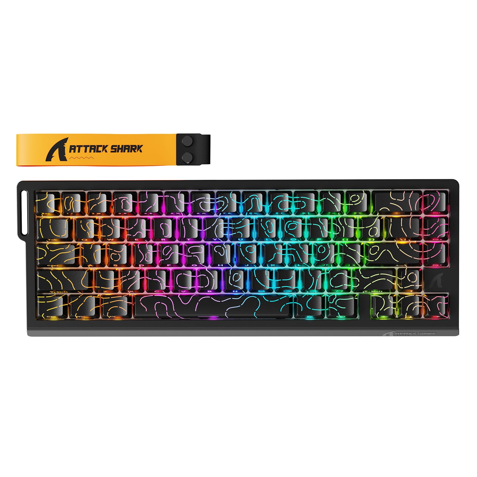 ATTACK SHARK X68PRO HE Kabellose Rapid Trigger-Tastatur mit Magnetschalter