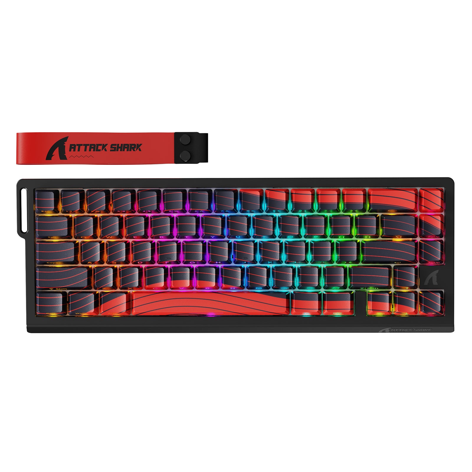 ATTACK SHARK X68PRO HE Kabellose Rapid Trigger-Tastatur mit Magnetschalter
