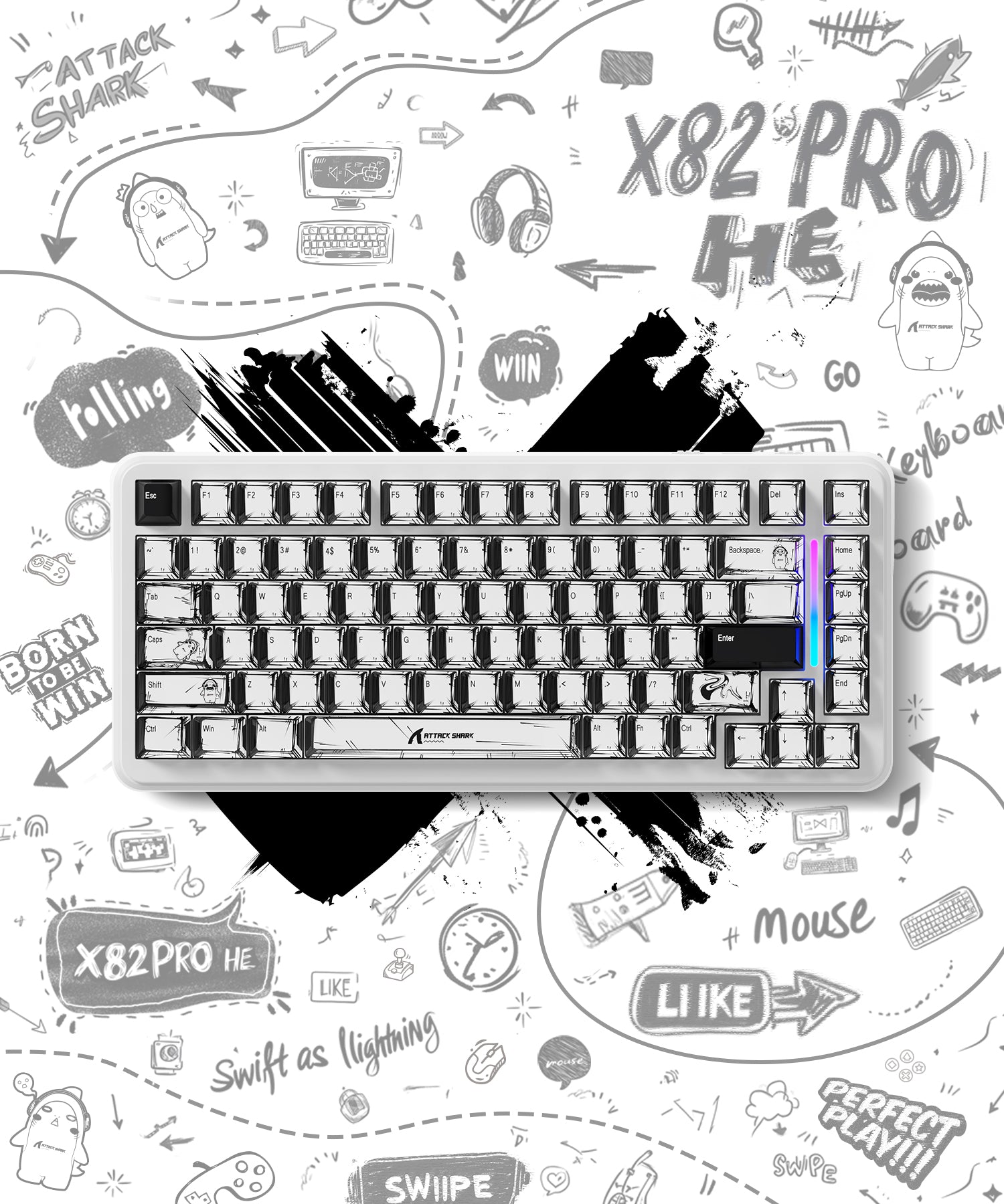 ATTACK SHARK X82PRO HE-img