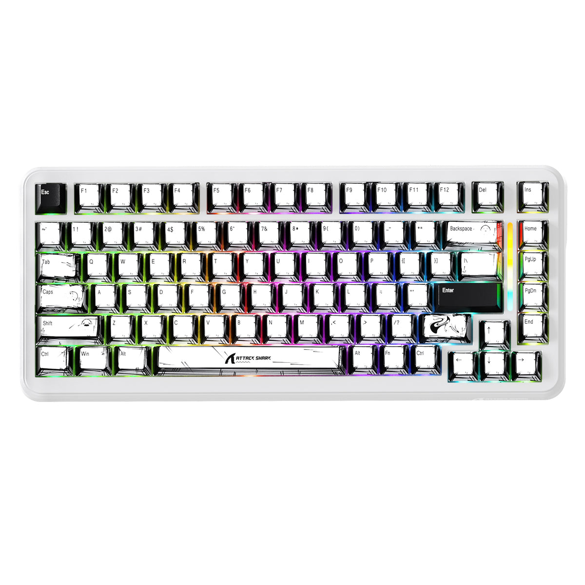 Trigger Button Cad X82 PRO HE Wireless Keyboard | Rapid Trigger, RGB