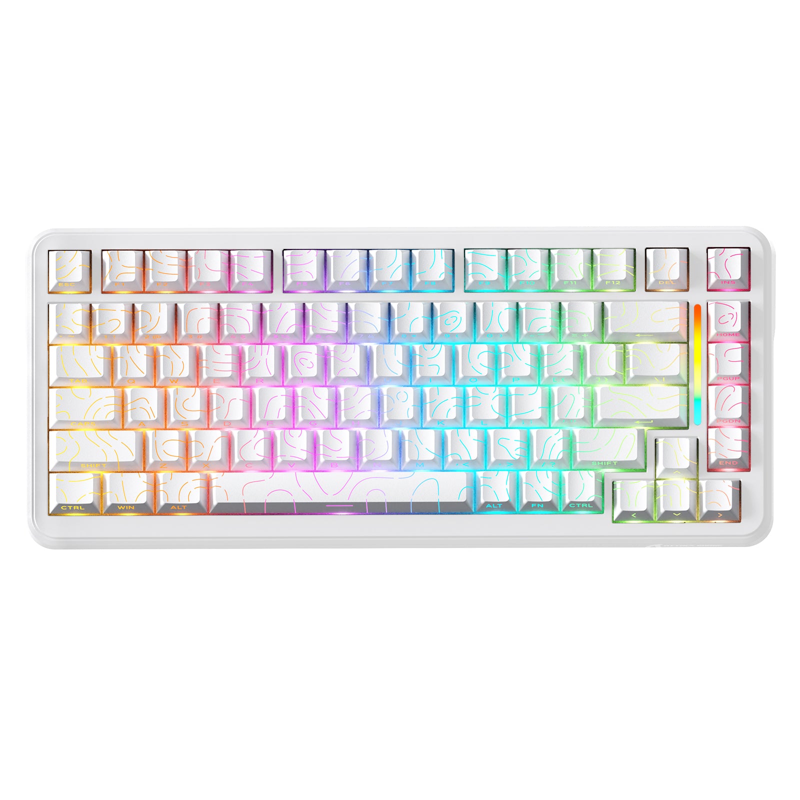 ATTACK SHARK X82PRO HE Kabellose Rapid Trigger-Gaming-Tastatur mit Magnetschalter