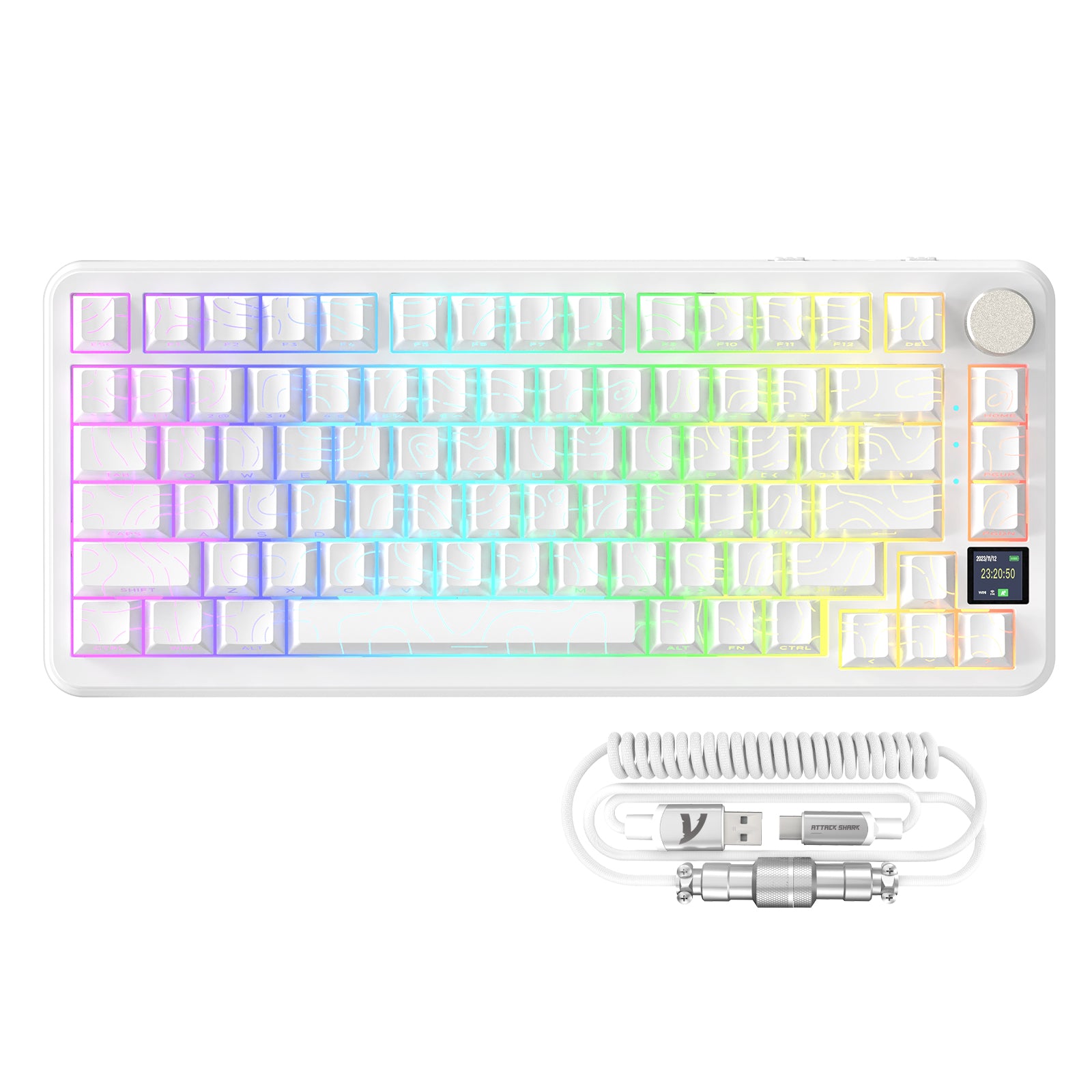 ATTACK SHARK X85PRO Tri-mode Gasket Mechanical Keyboard