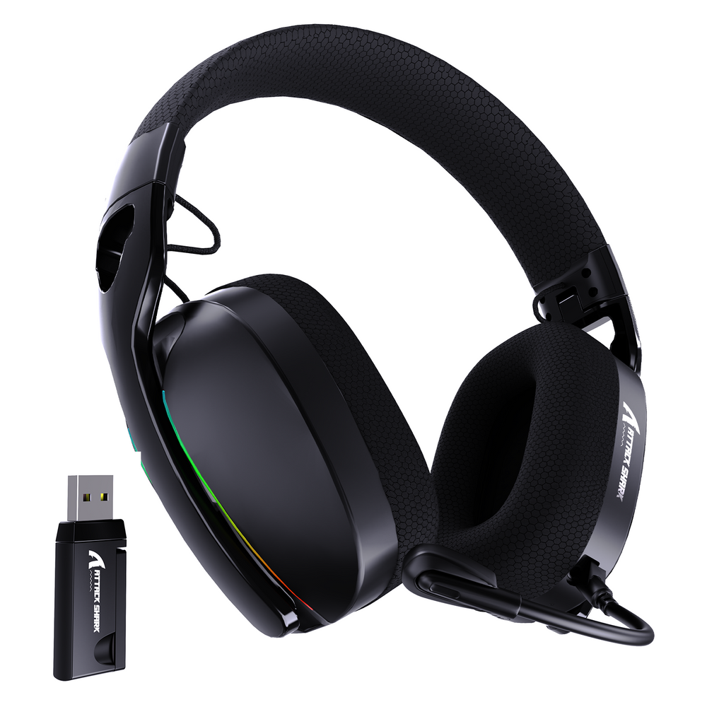 ATTACK SHARK L90 Flodable RGB UltraLight TriMode Gaming Headset