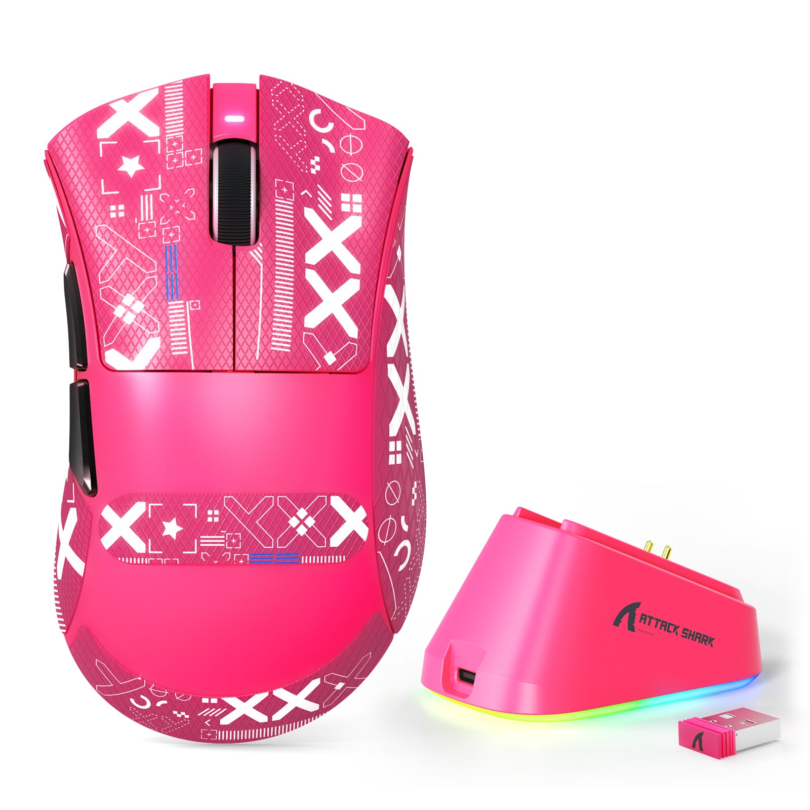 ATTACK SHARK V3PRO 超軽量トライモードゲーミングマウス（充電ドック付き）