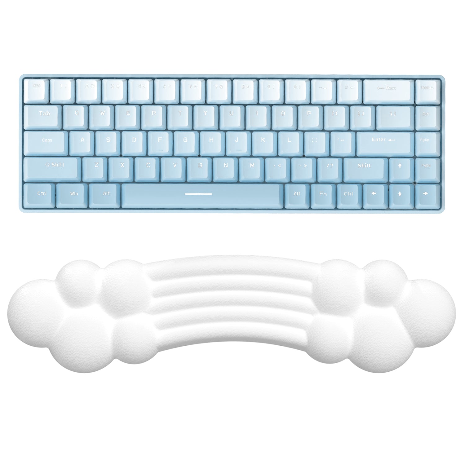 ATTACK SHARK X MAMBASNAKE Rainbow Cloud Keyboard Wrist Rest